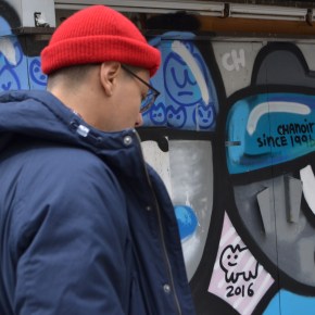 Una cerveza con el grafitero colombiano que la rompe en&nbsp;Europa